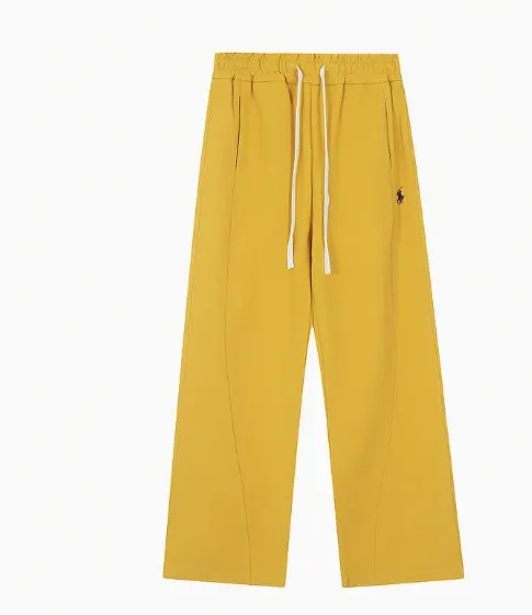 Polo Ralph Lauren Wide-Leg Sweatpants Mustard Yellow - 1