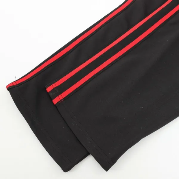 Celine Silk Satin Drawstring Wide-Leg Pants Black - 14