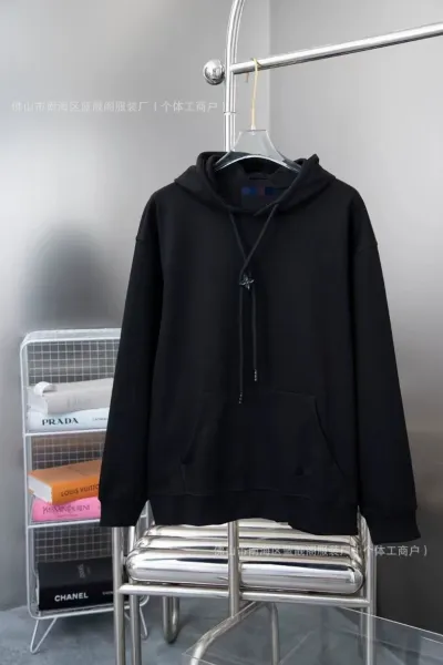 Design Oversized Hoodie Black Hoodie - 1