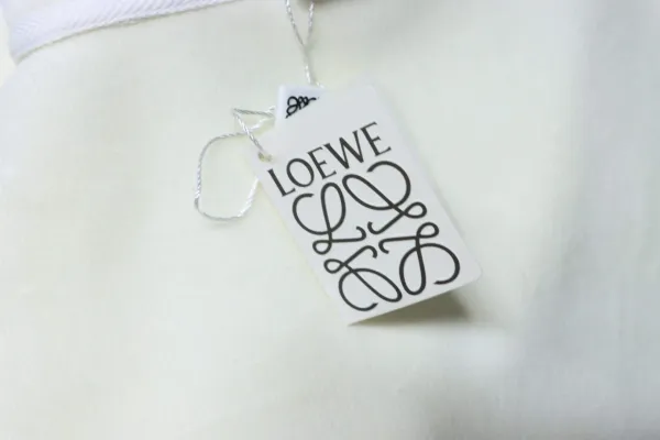 Loewe Checkerboard Print Hoodie White - 18