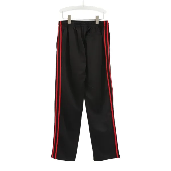 Celine Silk Satin Drawstring Wide-Leg Pants Black - 9