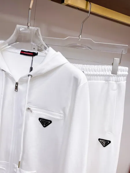 Prada Logo-Embellished Black Tracksuit - 9