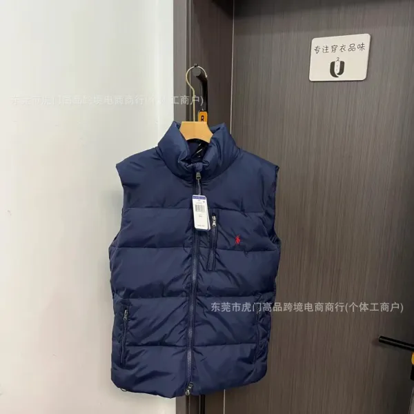 Polo Ralph Lauren Puffer Vest Navy Blue Outerwear.vest - 1