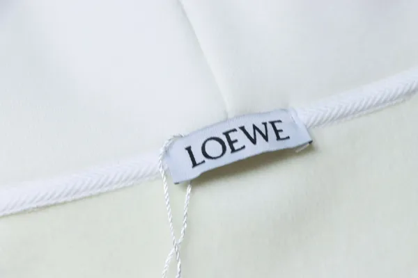 Loewe Checkerboard Print Hoodie White - 17