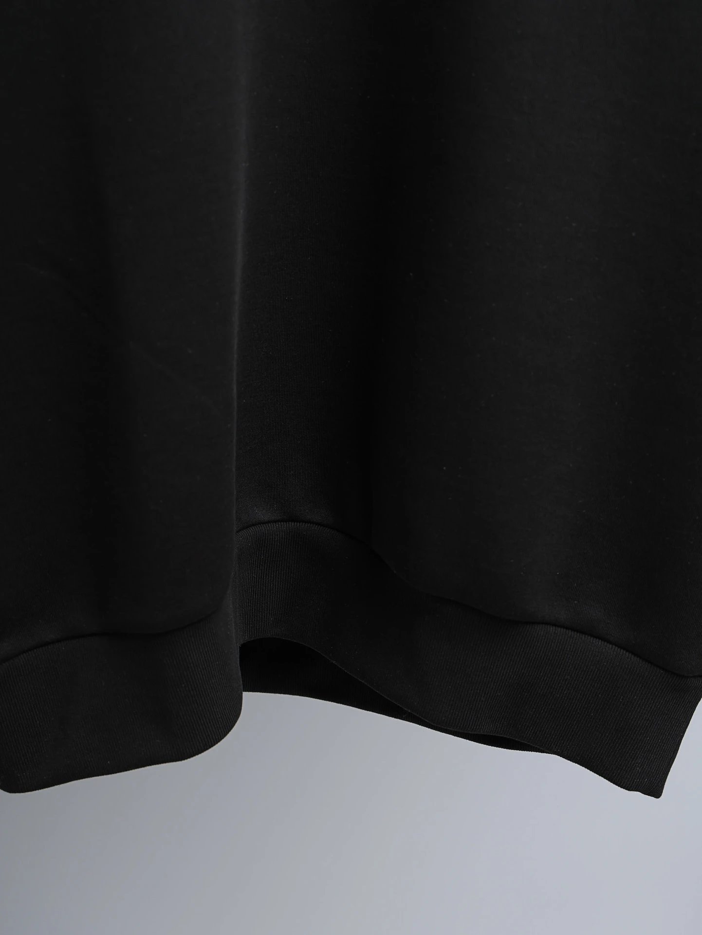 Miu Miu Logo-Embellished Black Sweatshirt with Stripe Sleeves Hoodie - 7
