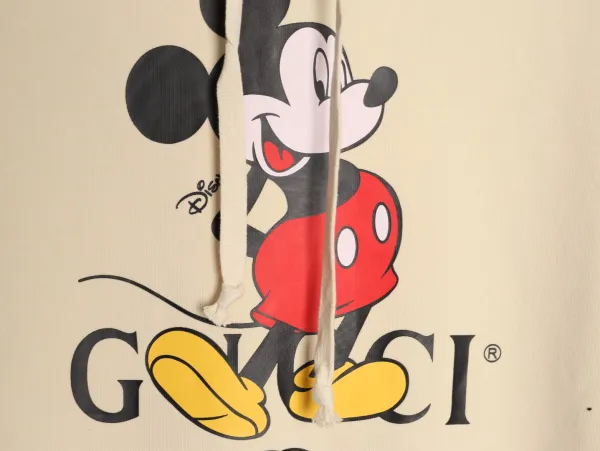 Gucci x Disney Mickey Mouse Hoodie Beige Hoodie - 6