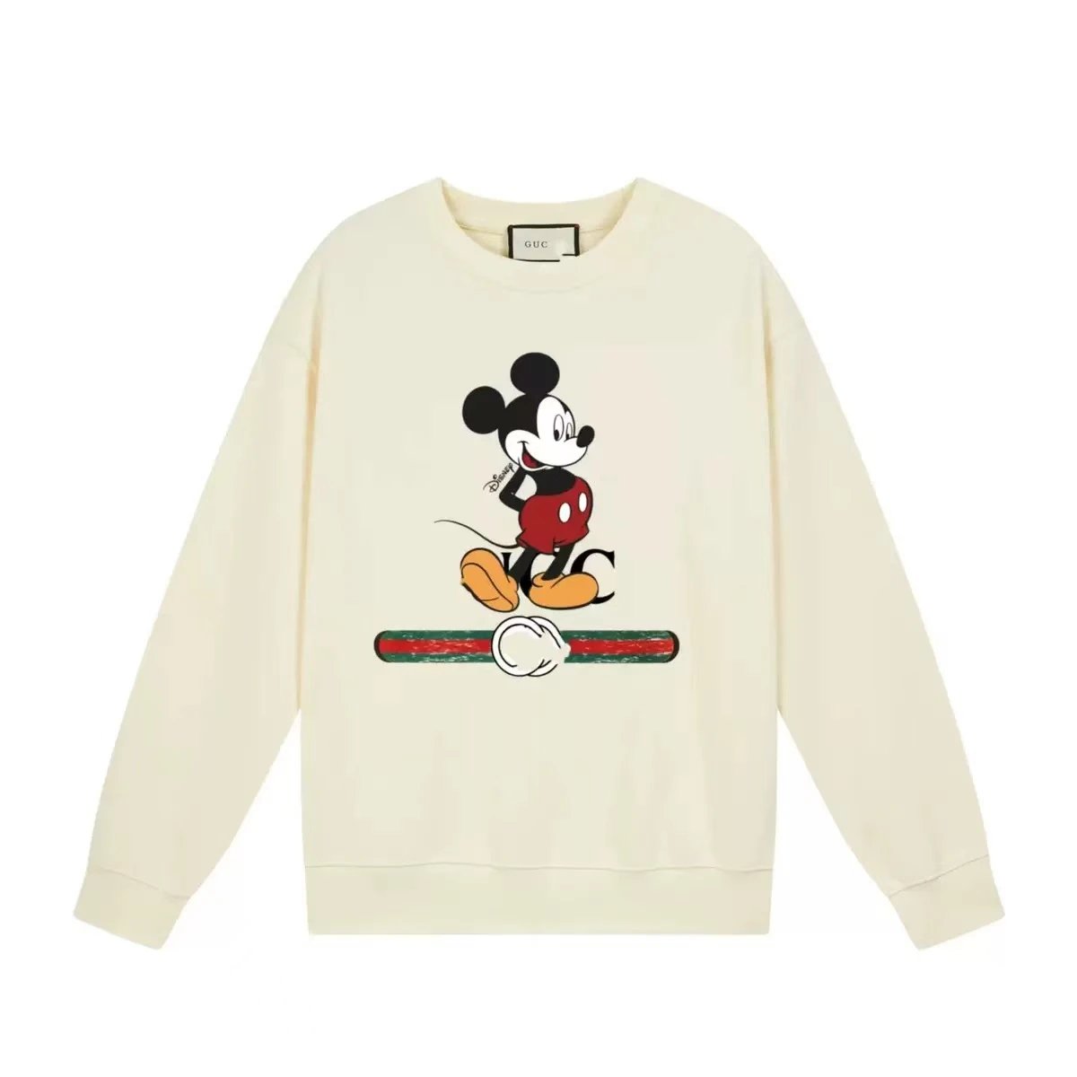 Gucci x Disney Mickey Mouse Print Off-White Hoodie