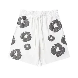 Off-White Recycled Logo Print White Shorts - 1