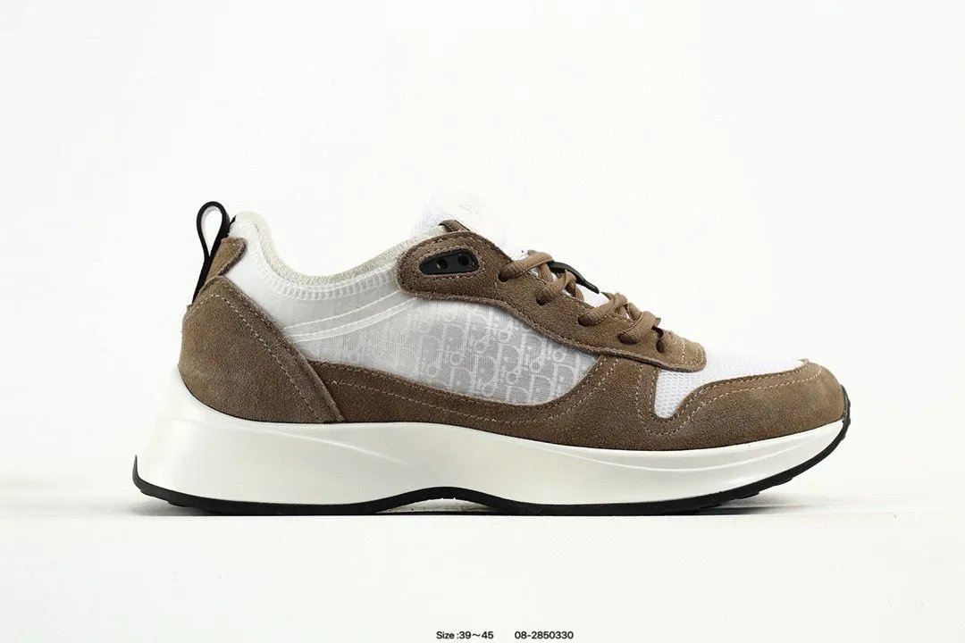 Dior B23 Oblique Gray White Sneakers - 2