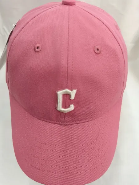 C Logo Embroidered Baseball Cap Pink - 1
