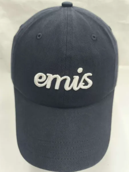 Emis Script Logo Navy Baseball Cap - 1