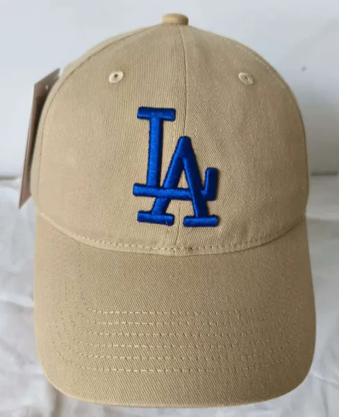 Los Angeles Dodgers MLB Cap Beige Baseball Cap - 1