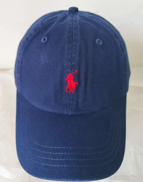 Polo Ralph Lauren Classic Pony Embroidered Navy Baseball Cap - 1
