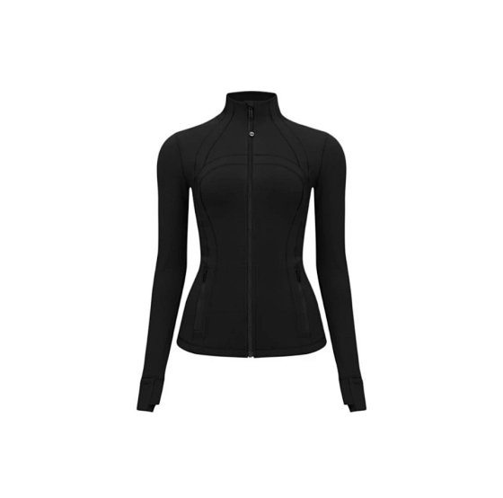 WhatsApp Quick-Dry Regular Fit Gold Bodysuit Jacket Long Sleeve Top Running Zip-Up Yoga Jacket *No Quality Issues - No Unjustified Returns