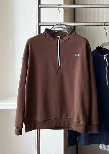 Half zipper - Coffee