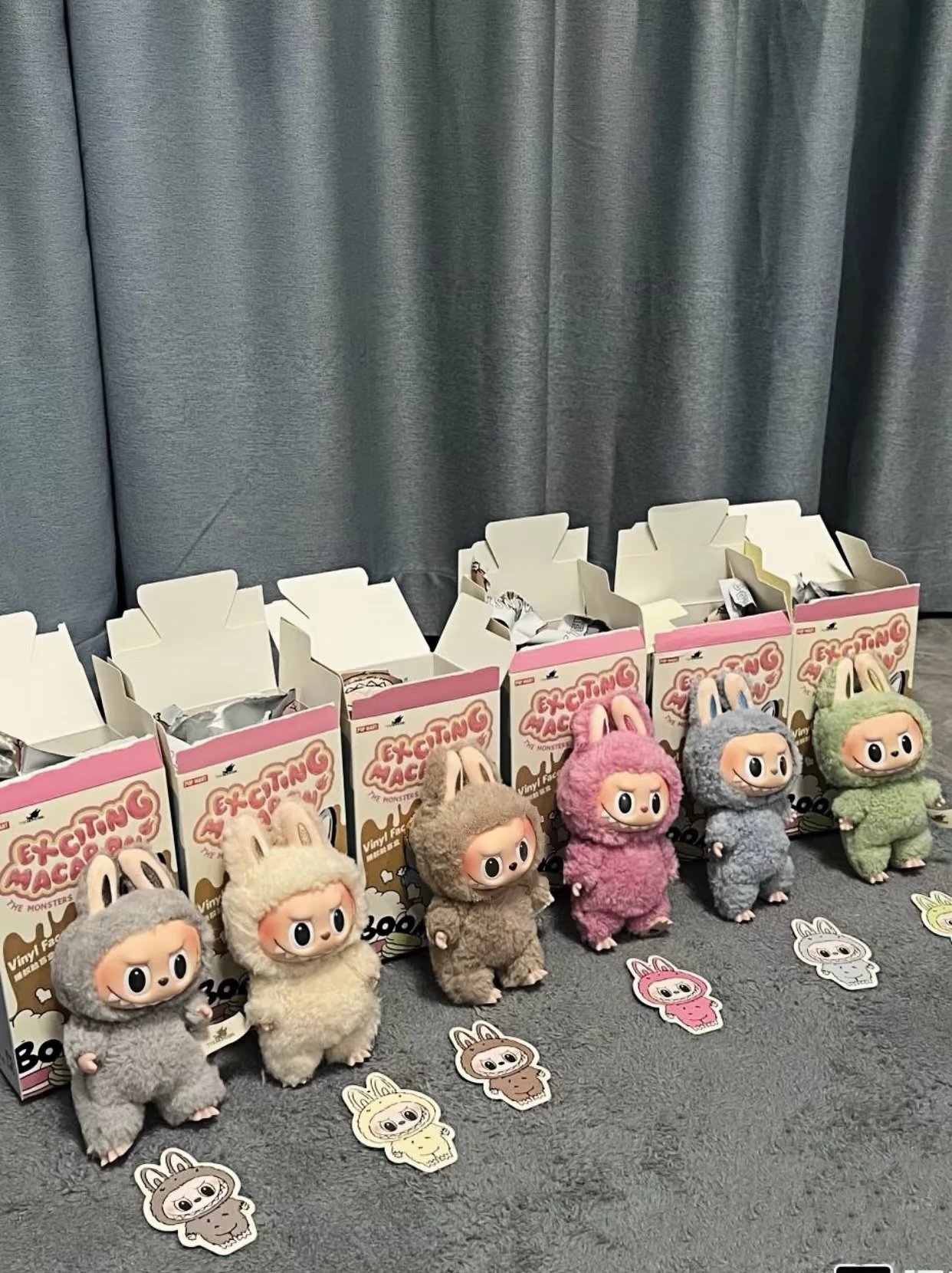 一代款搪胶毛绒公仔挂件可爱娃娃拉盲盒无质量问题不可无理由退货 2