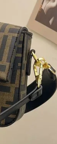 Fendi FF Canvas Shoulder Bag