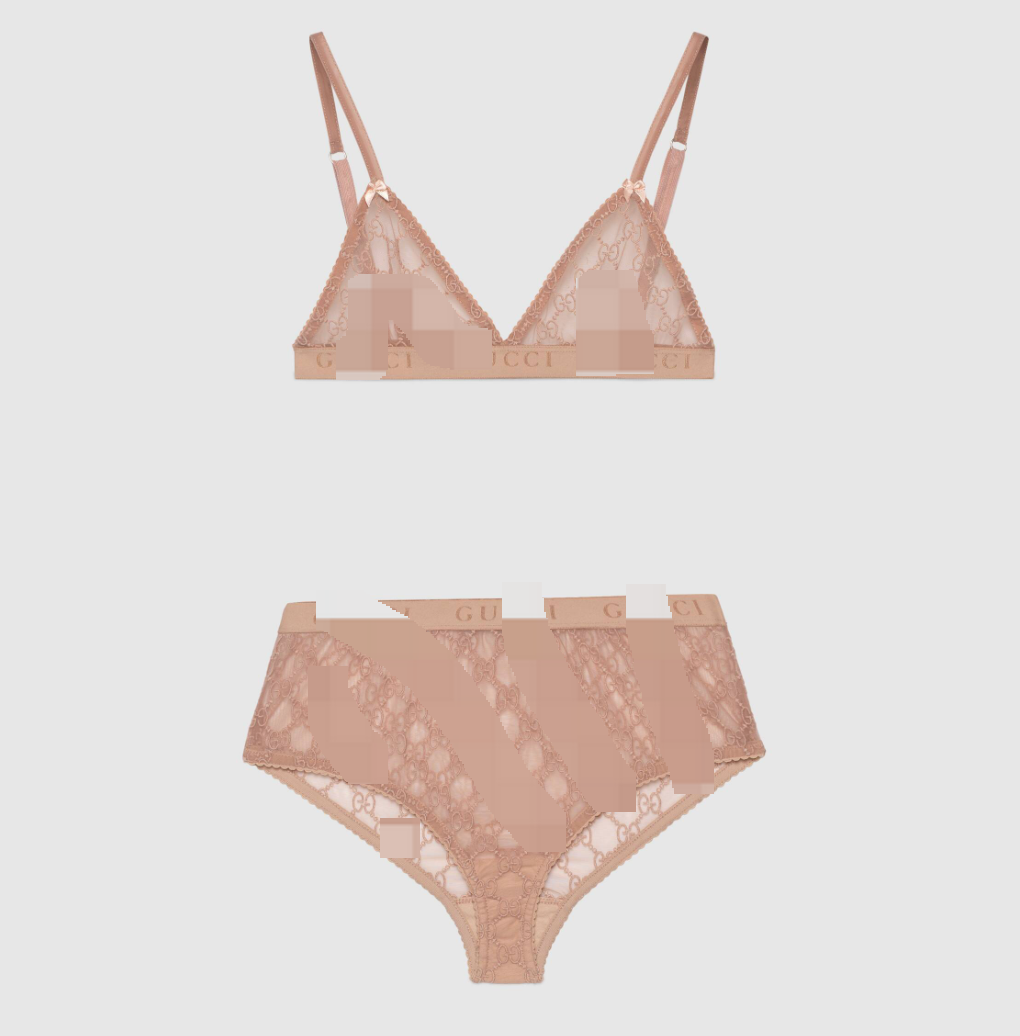 Gucci GG Supreme Lingerie Set 