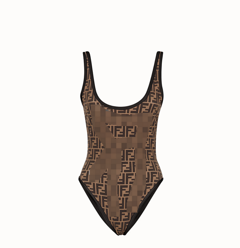 Fendi FF Monogram One-Piece Swimsuit
