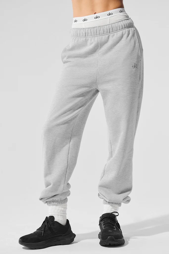 Light gray ankle pants