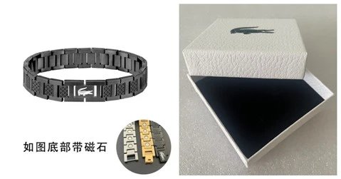 Lacoste Jewelry Crocodile Logo Chain and Link Bracelets — 8 has a magnet box