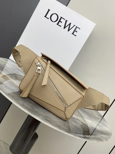 Loewe Chain Bucket Bag Mustard Yellow Leather Handbags - 6