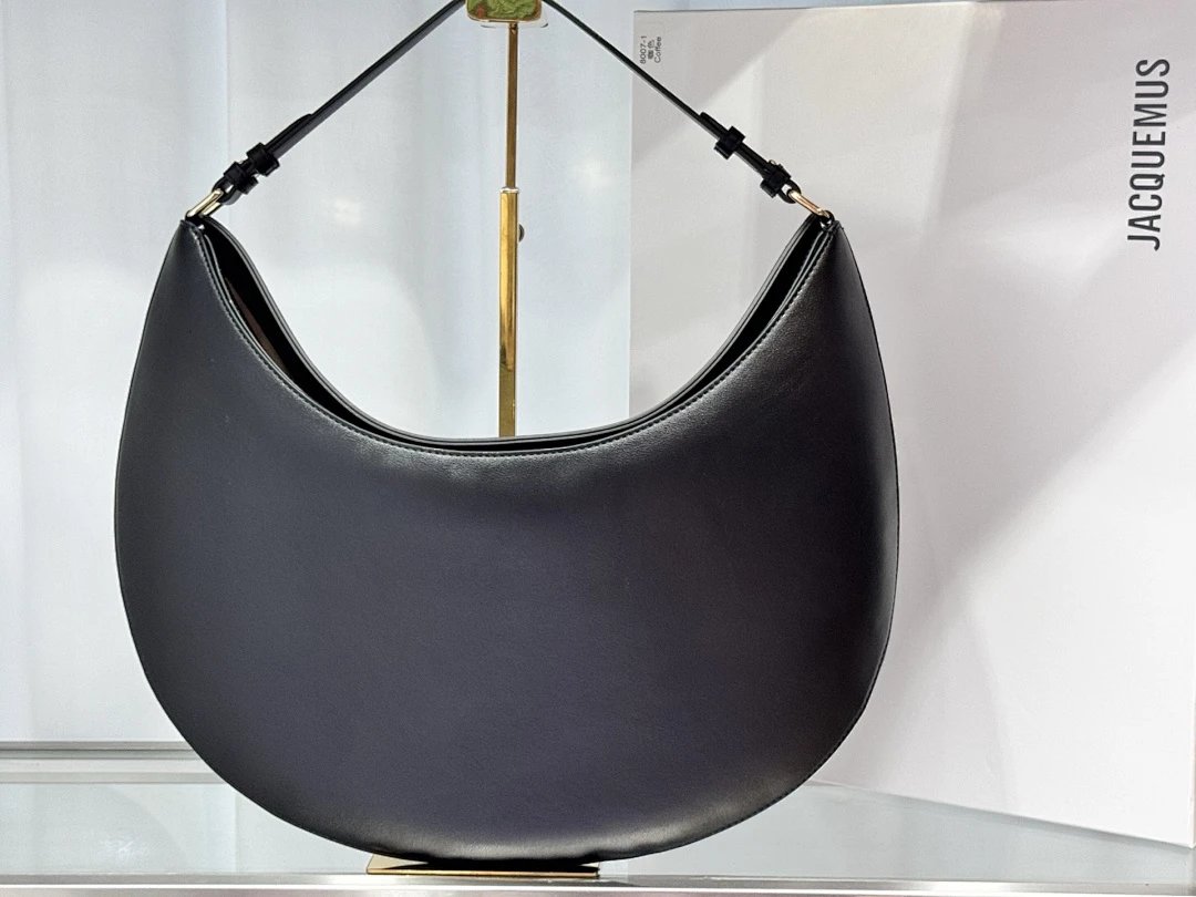 Jacquemus Le Chiquito Black Leather Hobo Bag