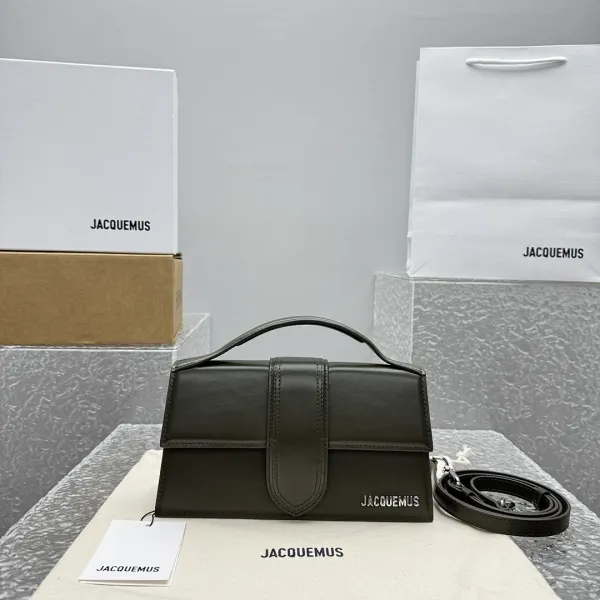 Jacquemus Le Chiquito Mini Top-Handle Bag Olive Green Handbag - 1