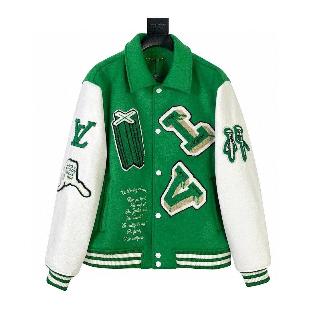 Louis Vuitton Monogram Baseball Jacket Red Outerwear.jacket - 7