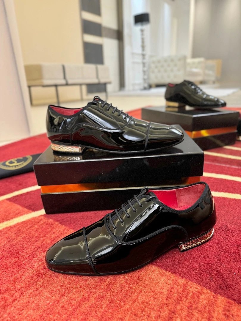 Other Dress Shoes Patent Leather Metal Heel Black
