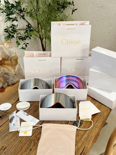 Chloé Ski Goggles Multicolor Mirror Lens Accessories Eyewear - 1