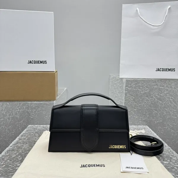 Jacquemus Le Chiquito Black Leather Handbag - 1