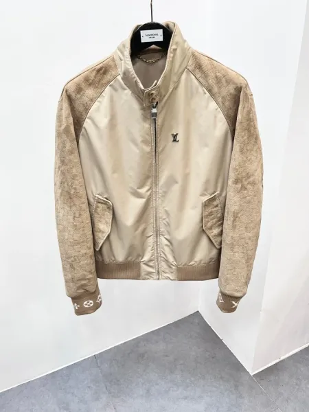 Design Leather Jacket with Ruched Hem and Flap Pockets Black - 2