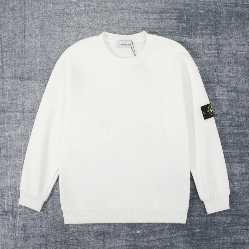 Stone Island Crewneck Sweater White