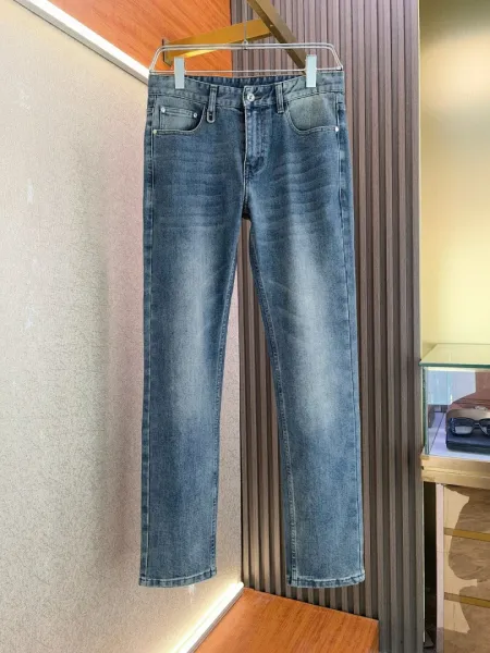 Design Slim Fit Washed Blue Jeans - 1