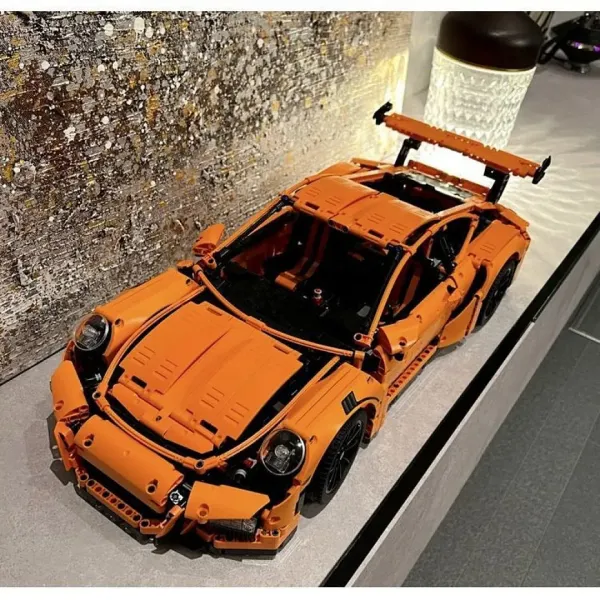 LEGO Technic Porsche 911 GT3 RS Orange Model Kit Electronics - 1