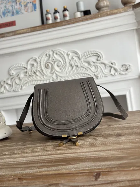 Chloé Tote Bag Beige Canvas with Logo Webbing Handles - 9