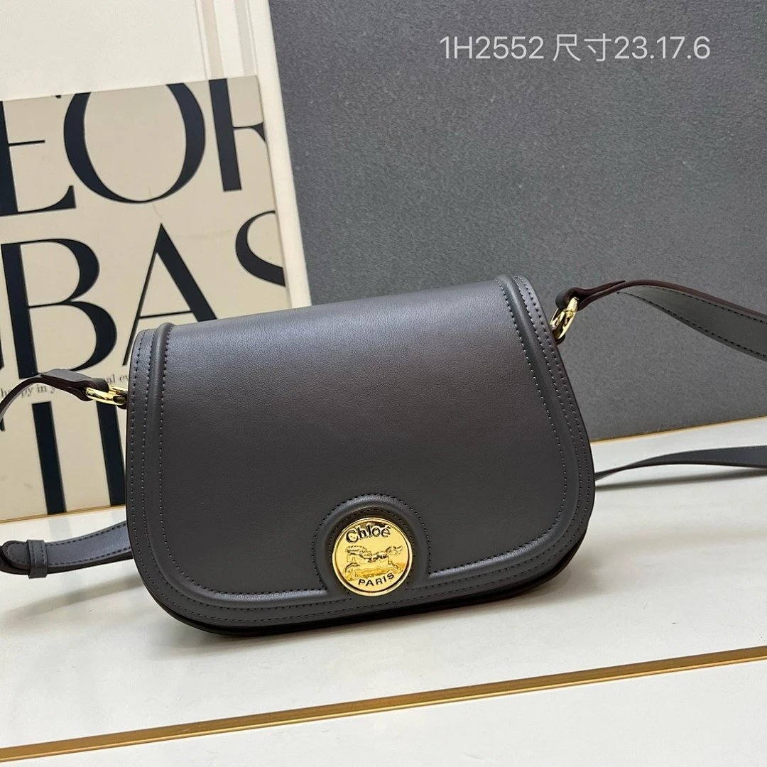 Chloé Mini Marcie Suede Olive Green Chain Shoulder Bag - 8