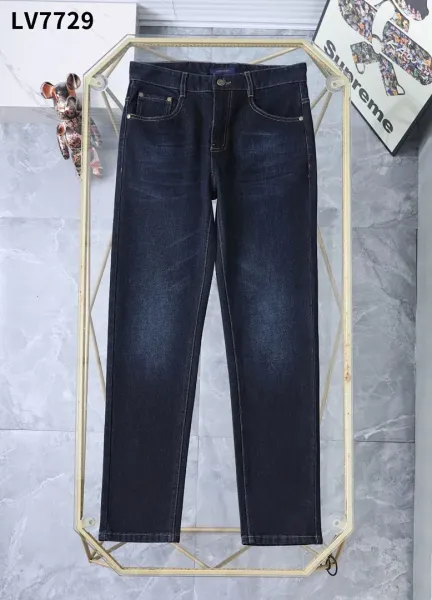 Design Straight Fit Dark Wash Jeans - 1
