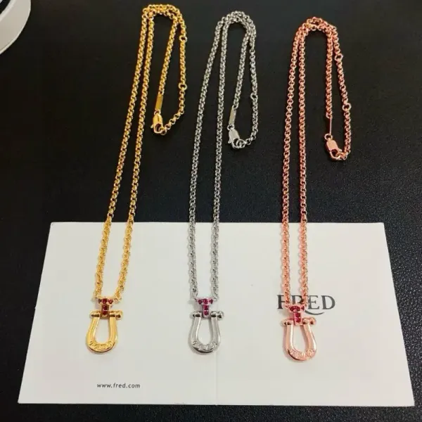 FRED Force 10 Heart Pendant Necklace Multicolor Jewelry - 8