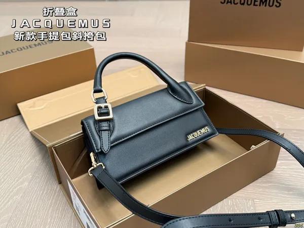 Jacquemus Le Chiquito Black Leather Handbag - 10