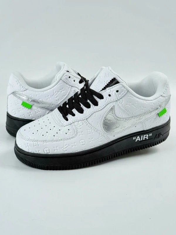 Louis Vuitton Air Force 1 Low Nike White Black