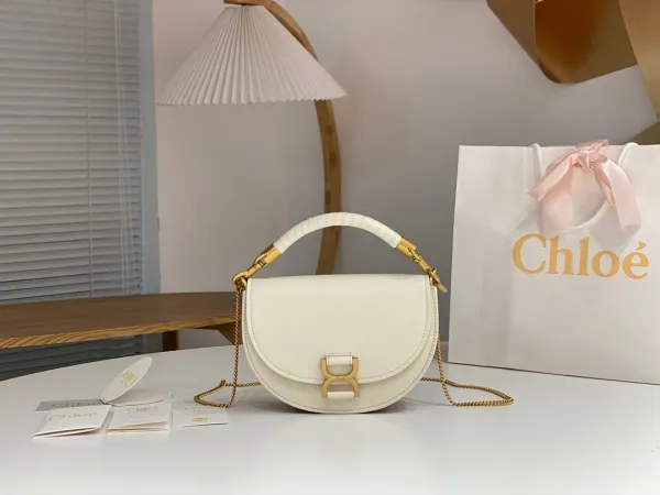 Chloé Crochet Tote Bag in Navy Blue - 10