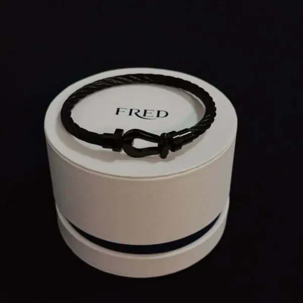 FRED Force 10 Black Cable Bracelet Jewelry - 1