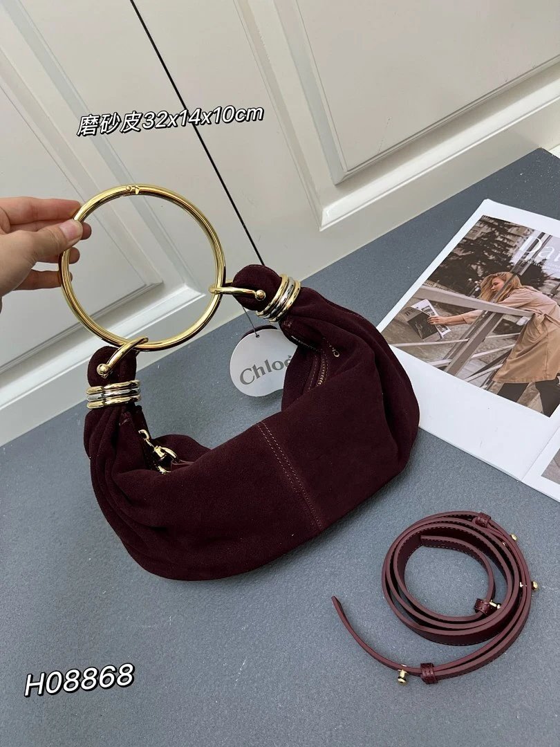 Chloé Woody Tote Bag Blush Pink Handbag - 4