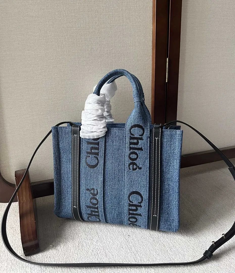 Chloé Woody Tote Bag Blush Pink Handbag - 9
