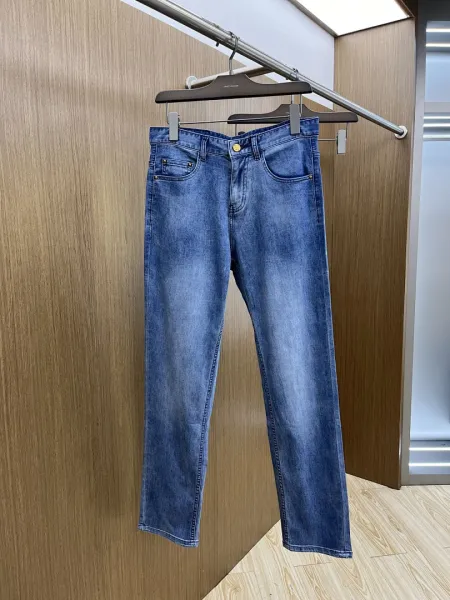Design Slim Fit Washed Blue Jeans - 1