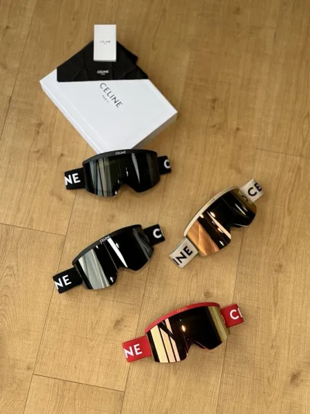 Louis Vuitton Ski Goggles Monogram Mirror Lens White Pink Black Eyewear - 7