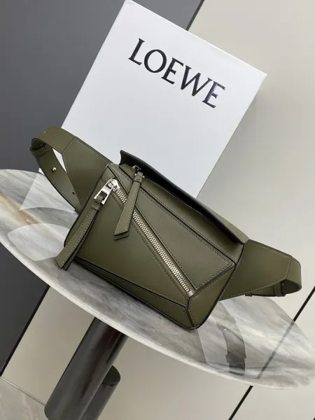 Loewe Chain Bucket Bag Mustard Yellow Leather Handbags - 5