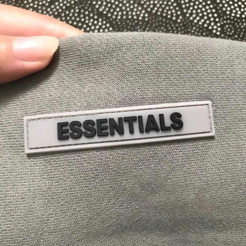 Fear of God Essentials Black Crewneck Hoodie - 22